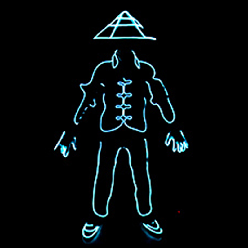 Cosplay Material For Prop - EL Wire LED Clothes Portable Neon
