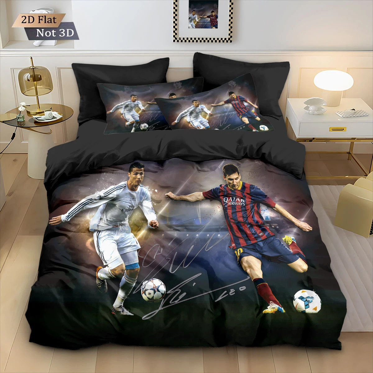 Cosplay Prop 3D Print Settings - Football star Bedding Set Football match