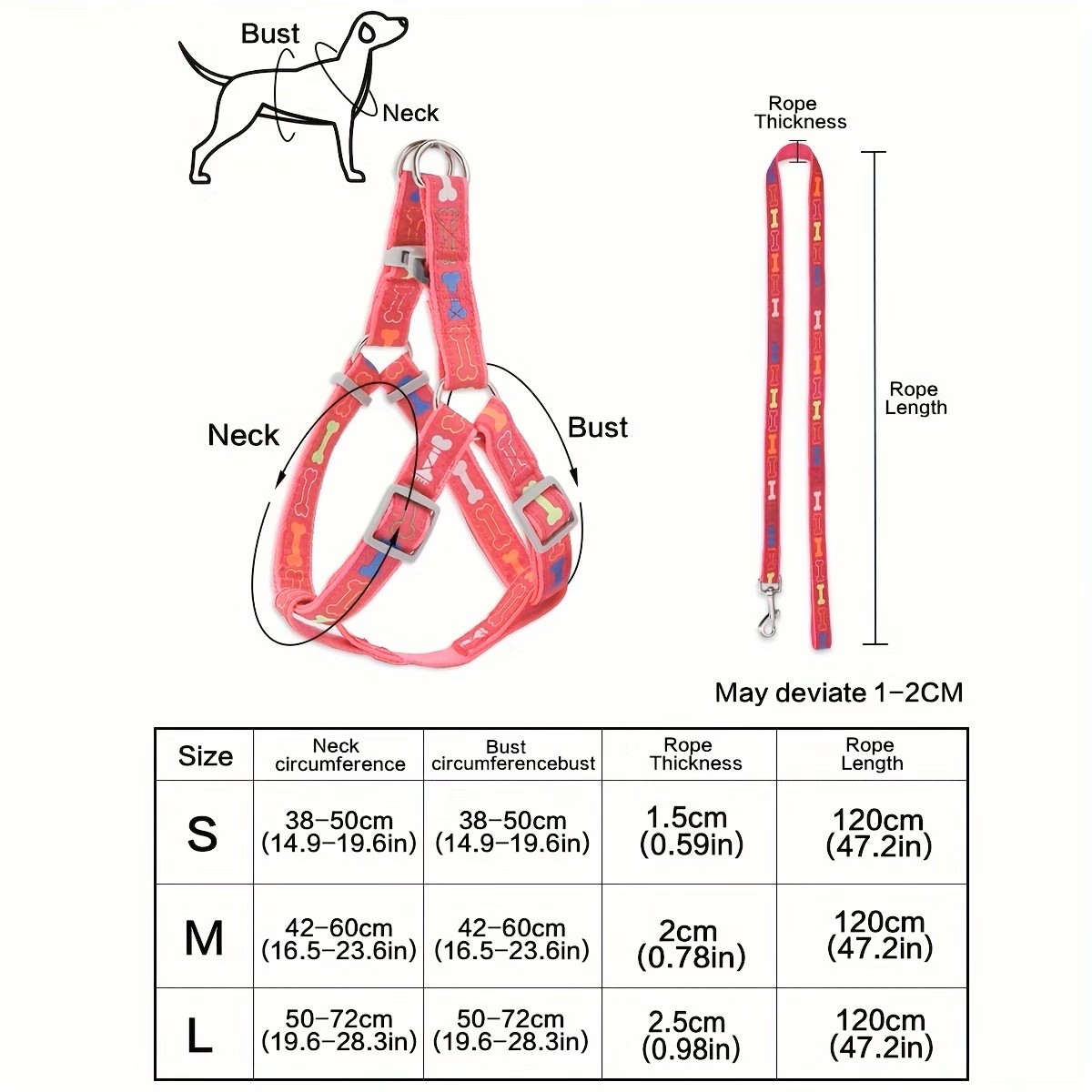 Adjustable Dog Harness with Qu - D Ring Strap recensie en prijs