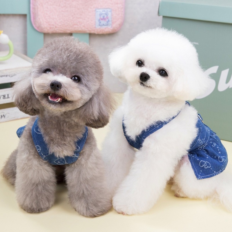 Denim Dog Dress Harness Puppy  - D Ring Strap recensie en prijs