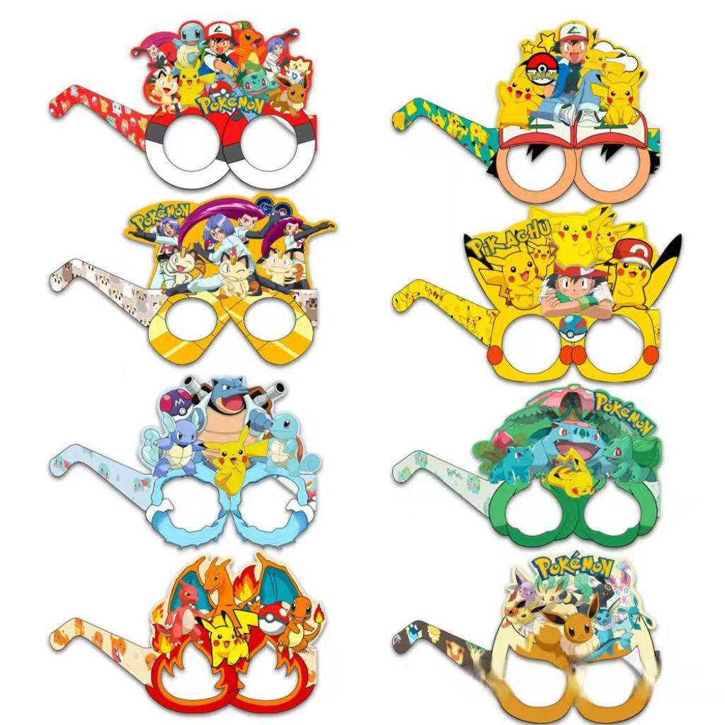 Pokémon-themed paper glasses.  - Cosplay Prop recensie en prijs