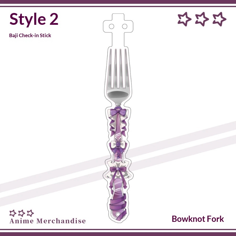 Anime Acrylic Bowknot Fork Sha - Cosplay Prop Display recensie en prijs