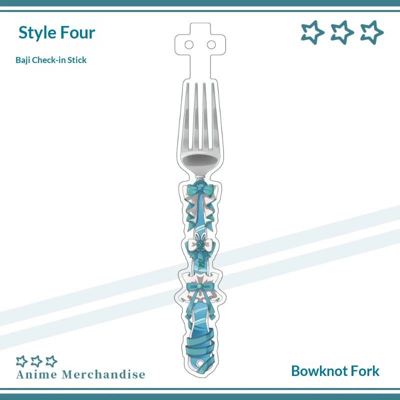 Anime Acrylic Bowknot Fork Sha - Cosplay Prop Display recensie en prijs