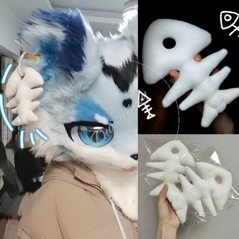 Plush Fishbone Keychain For Fu - Fishbones Cosplay Prop recensie en prijs