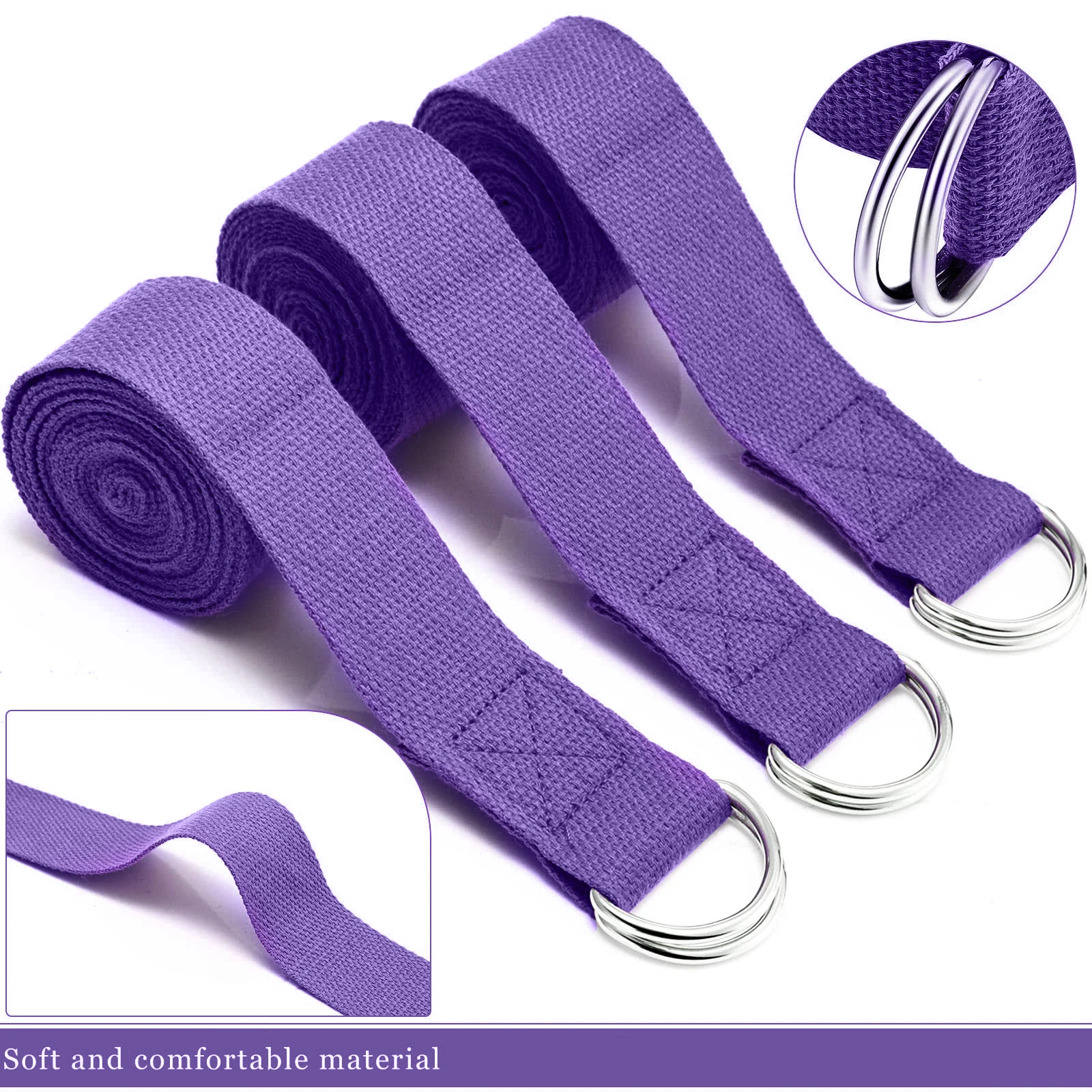 183*3.8cm Yoga Strap Cotton Ex - D Ring Strap recensie en prijs