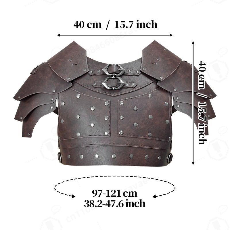 Medieval Studded Shoulder Ches - Cosplay Prop recensie en prijs