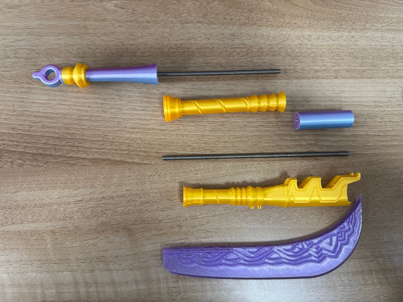 Ancient-style Colorful Cartoon - Cosplay Prop 3D Print Settings recensie en prijs