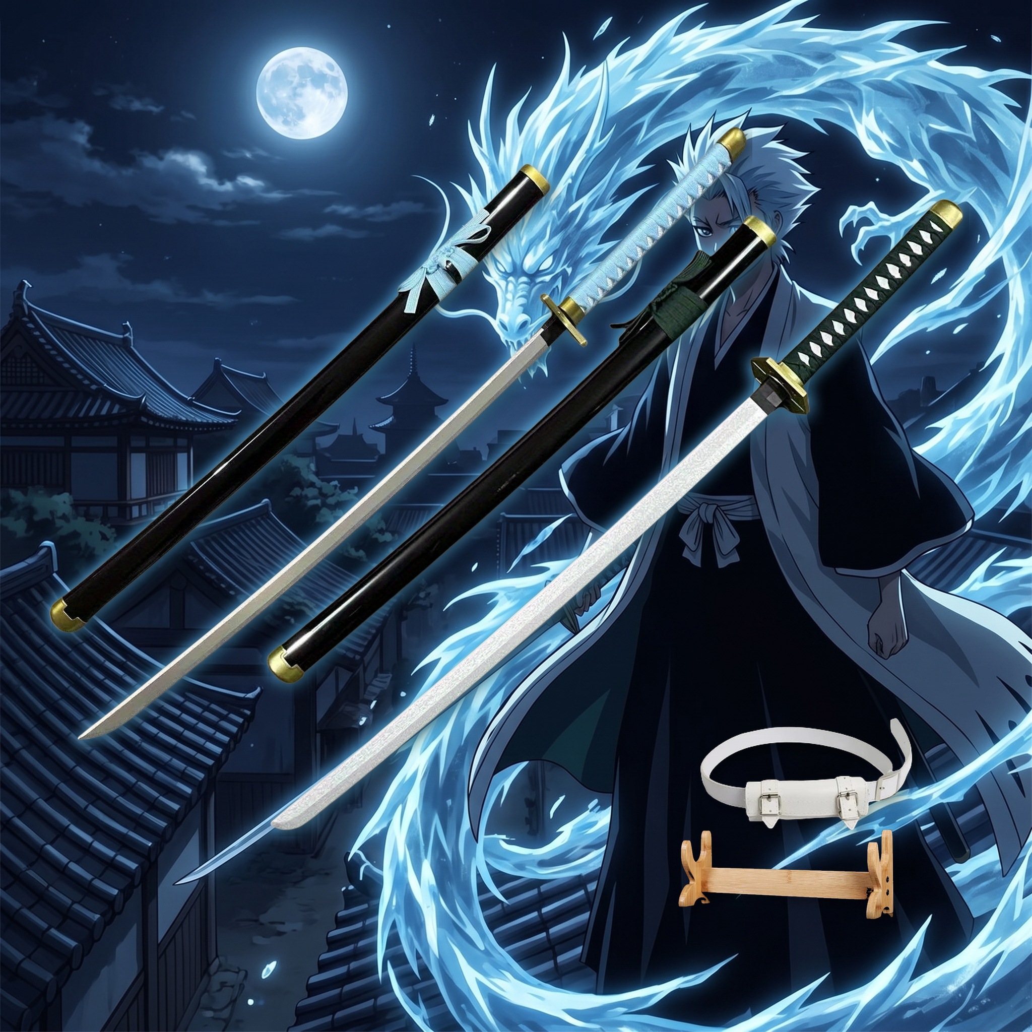 40 Inch Bleach Hyorinmaru Kata - Cosplay Prop Display recensie en prijs