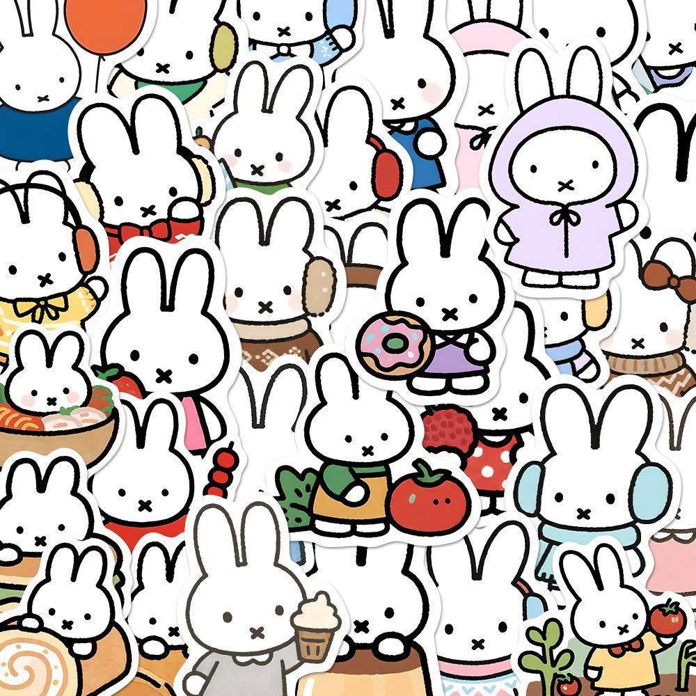 80PCS Kawaii Miffy Cute Sticke - Cosplay Floating Prop recensie en prijs
