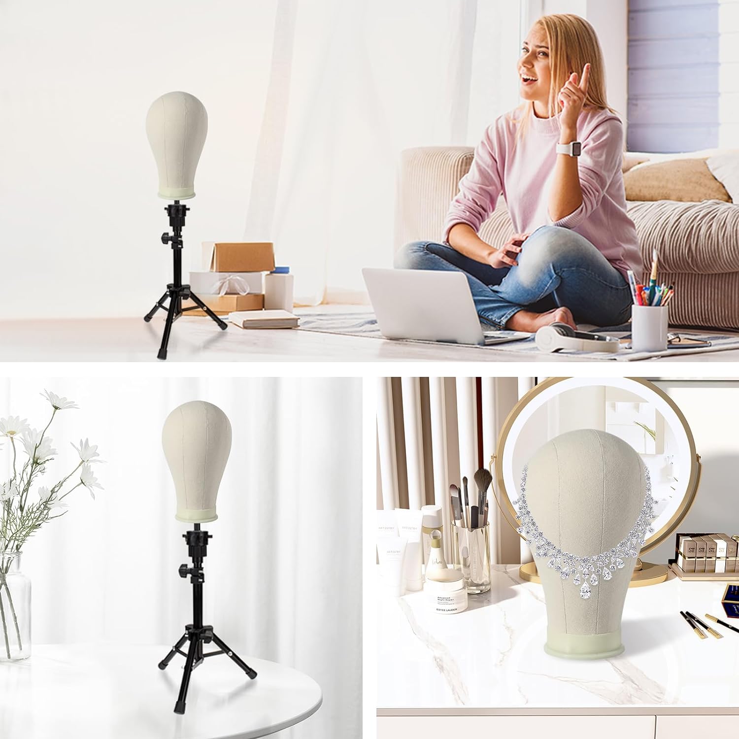 22 Inch Mannequin Head With St - Cosplay Prop Display recensie en prijs