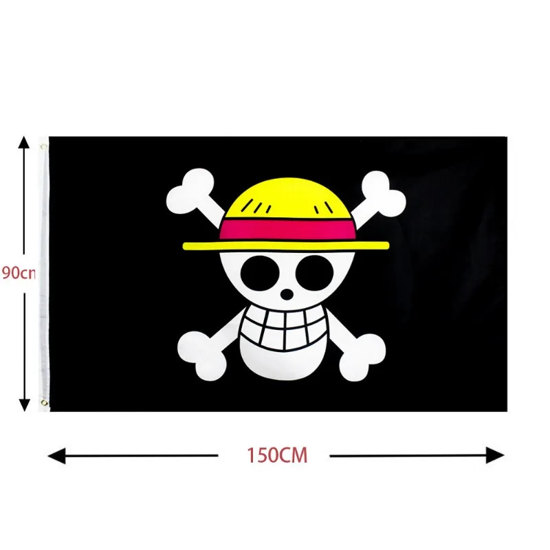 One Piece 90x150cm Pirate Skul - Cosplay Prop Painting recensie en prijs