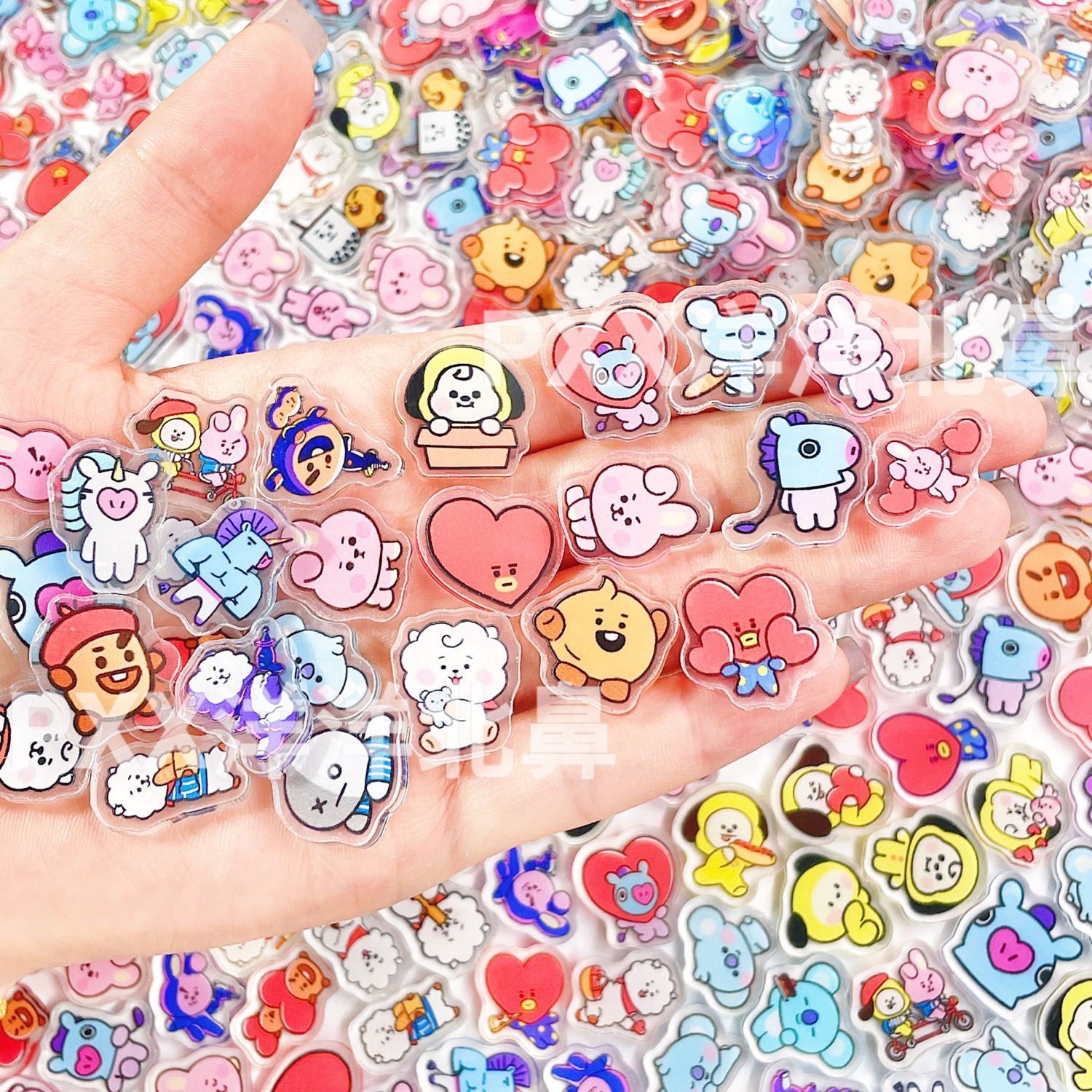 100pcs BT21 BTS single-layer 2 - Cosplay Material For Prop recensie en prijs