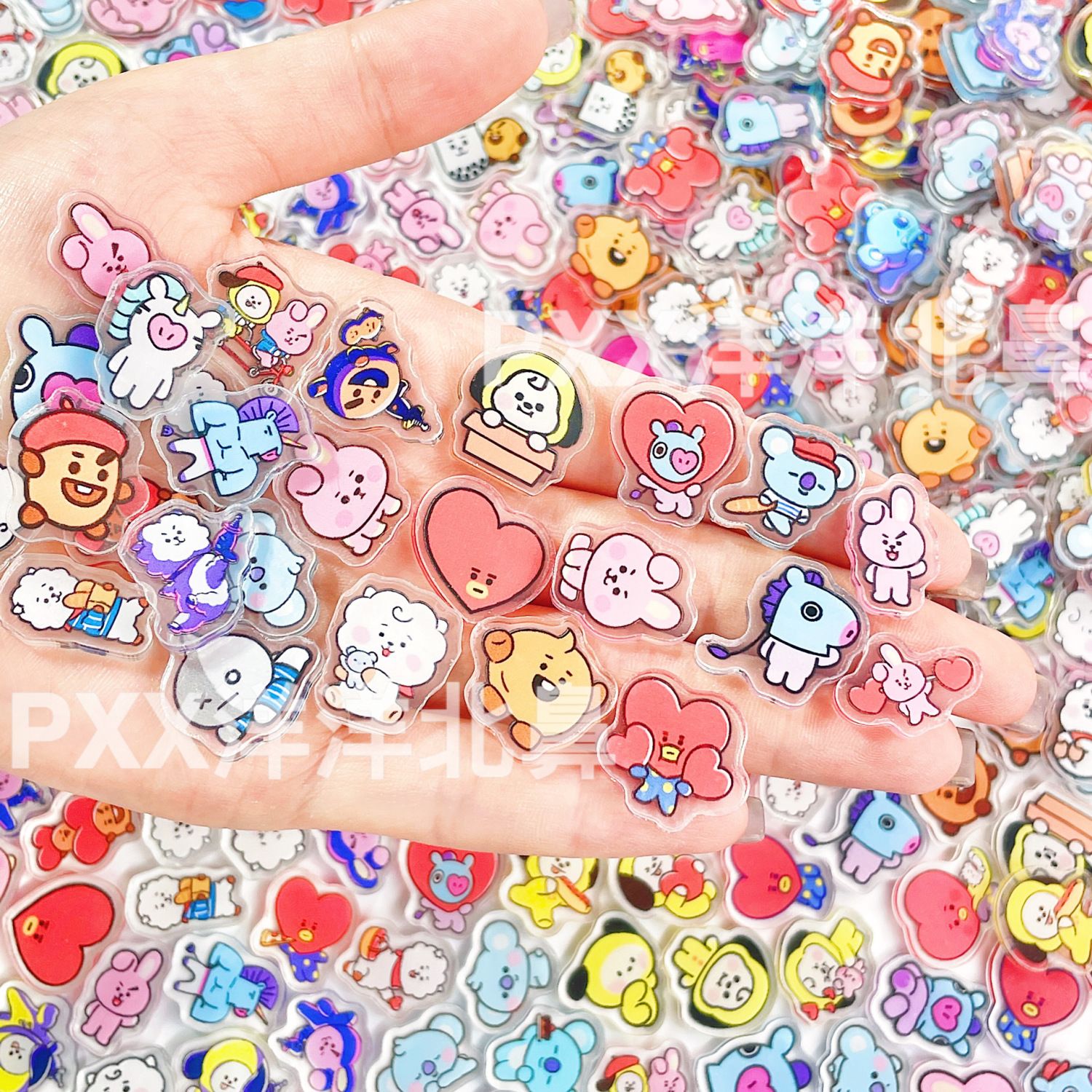 100pcs BT21 BTS single-layer 2 - Cosplay Material For Prop recensie en prijs