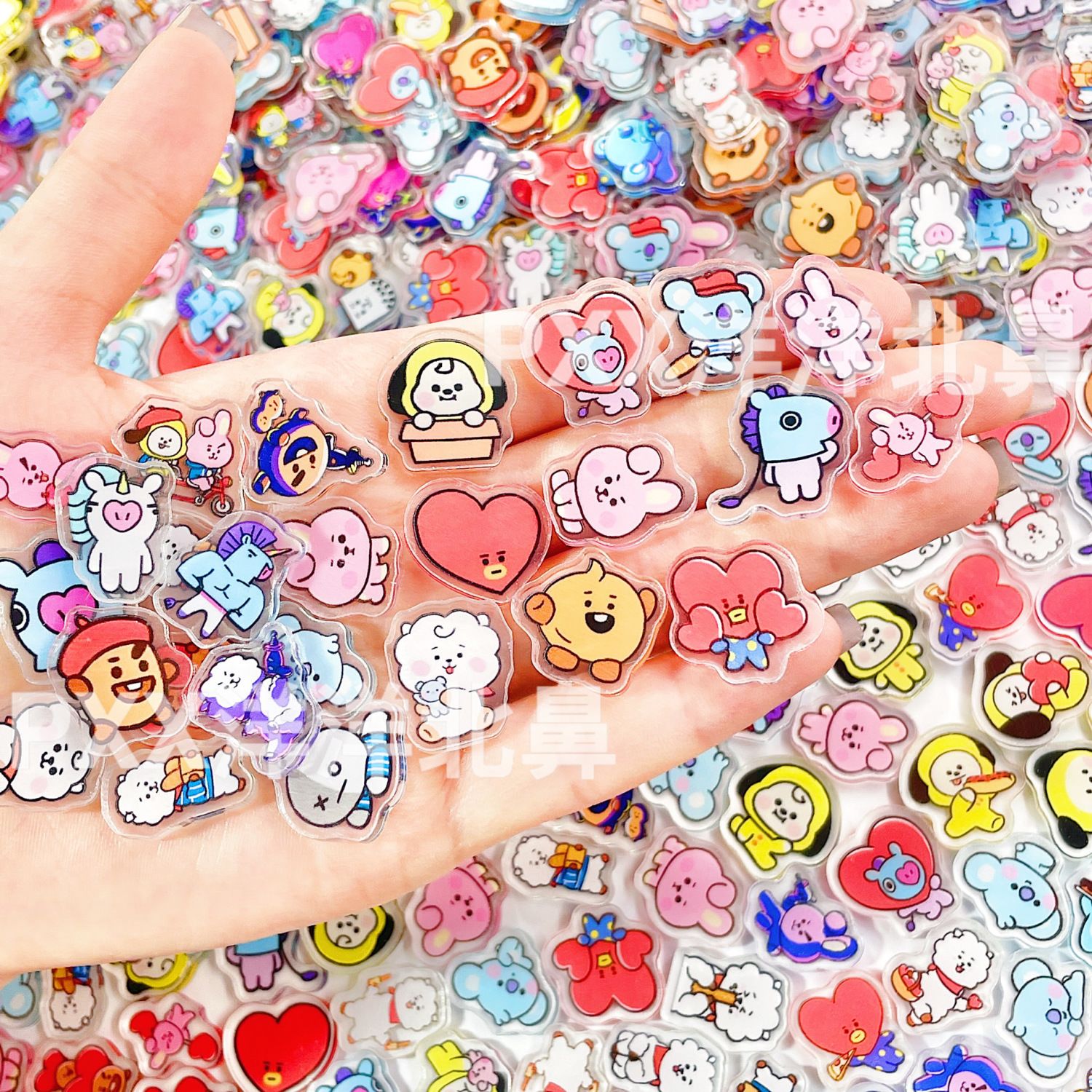 100pcs BT21 BTS single-layer 2 - Cosplay Material For Prop recensie en prijs