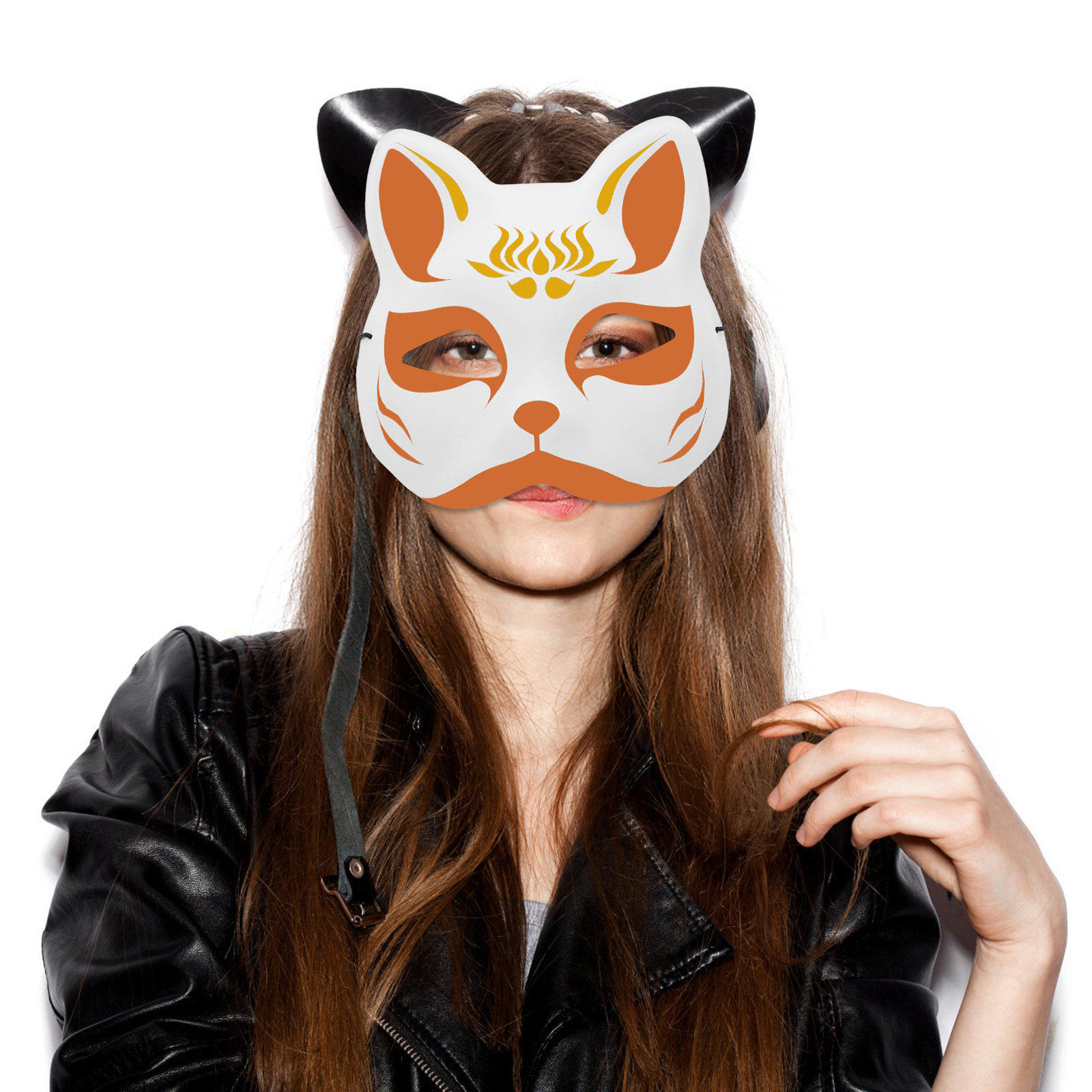 1Set DIY Blank Fox Cat Mask Ha - Cosplay Prop Painting recensie en prijs